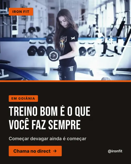 Exemplo de post para academia