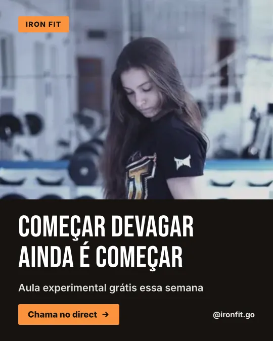 Academia: post com foto