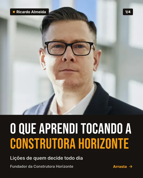 Ricardo: carrossel de lições com o rosto